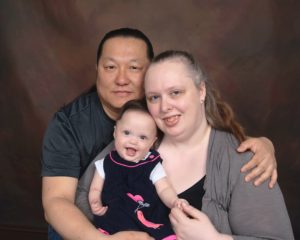 Family picture at 6 mo