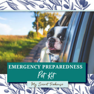 emergency kit for pets, emergency preparedness for pets, pet emergency preparedness