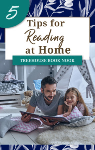 tips for reading at home pin, reading at home tips