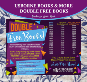 double free books from usborne books & more, new consultant double free books